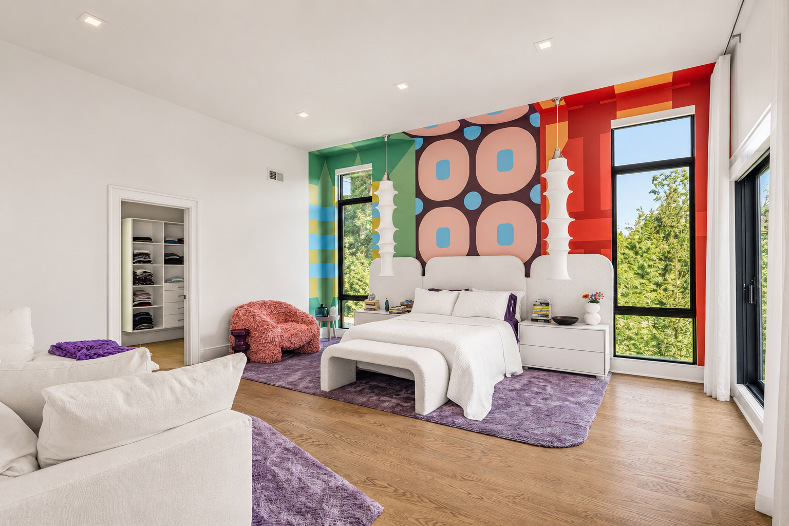 Primary bedroom at 286 Hartshorn Drive, Short Hills